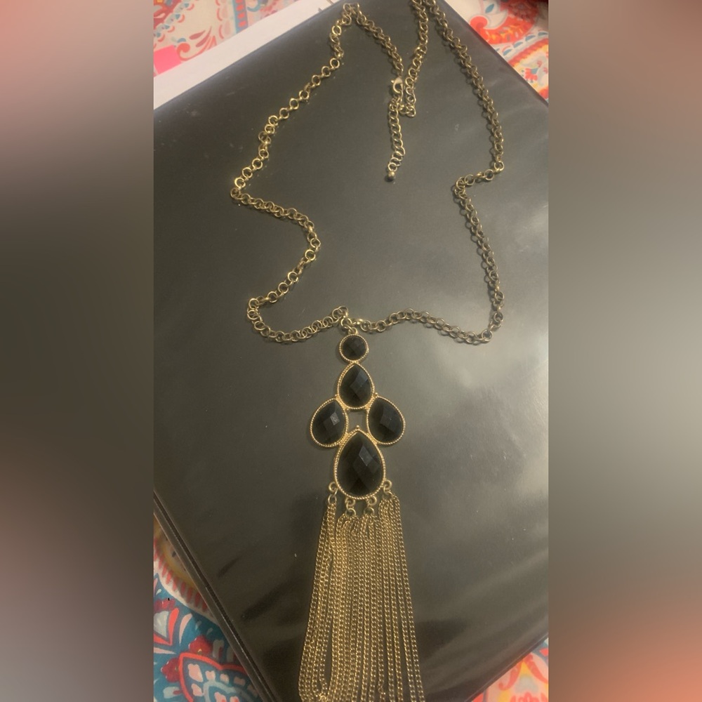 Black and Gold Necklace